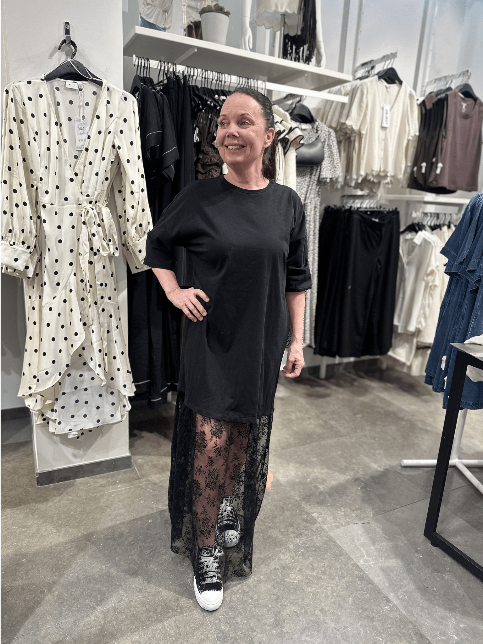 VIKATA Long Dress - Black - VERO MODA & VILA Bergvik